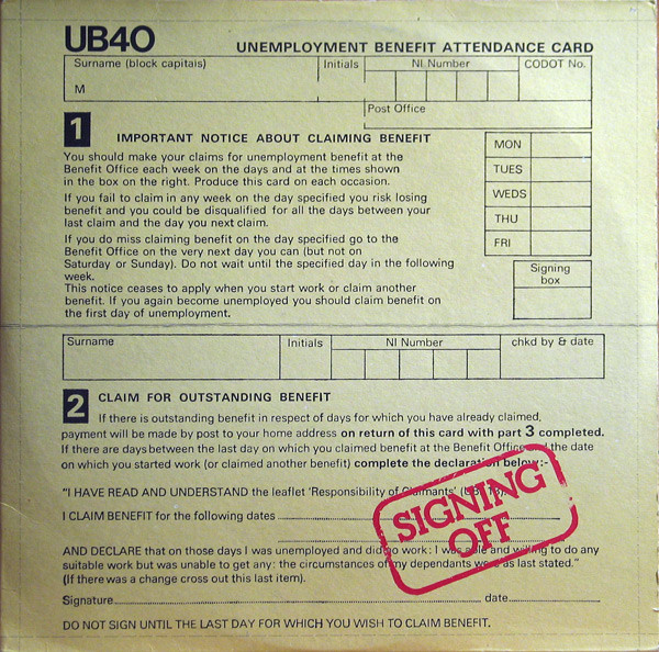 UB40: Signing Off (1980)